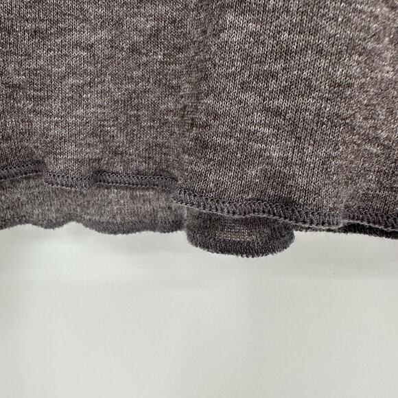 Kittenish Shirt Womens Medium Gray Long Sleeve Crop Top Kittenish Babe Graphic - Picture 4 of 9